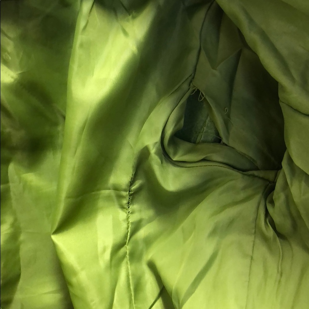 Shape FX green leather jacket, size 16 - Picture 5 of 7